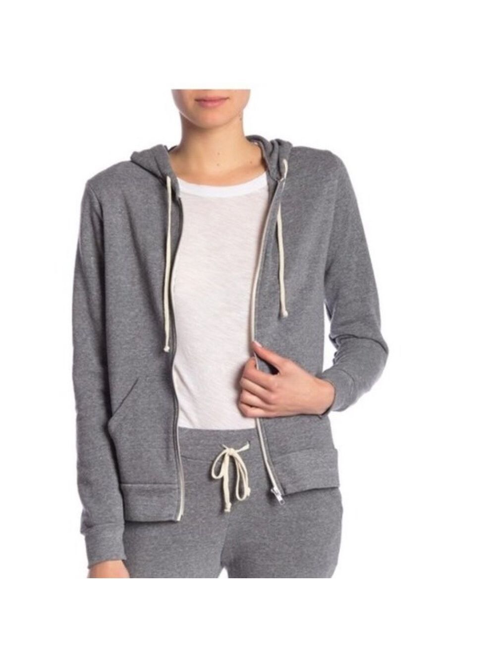 Alternative Set In Fleece Zip Hoodie